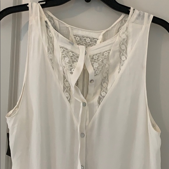 SALE!!ZARA LACE INSET BLOUSE💕 - Picture 9 of 12